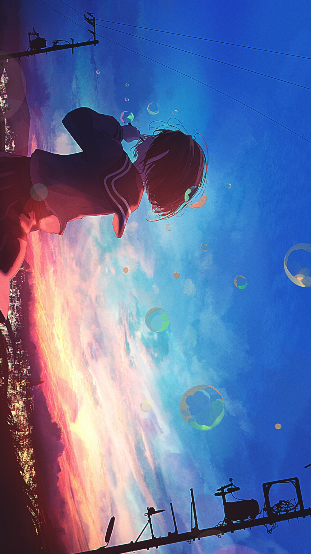 我仅是不愿，见寓意着圆满的合欢，晚景凄凉。