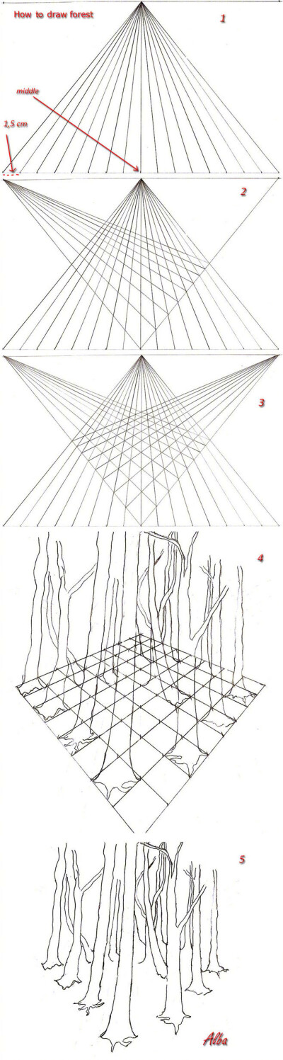 绘画教程 建筑物透视