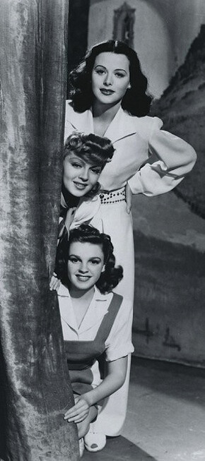 Lana Turner, Hedy Lamarr and Judy Garland in Ziegfeld Girl (1941) ​​​​ 