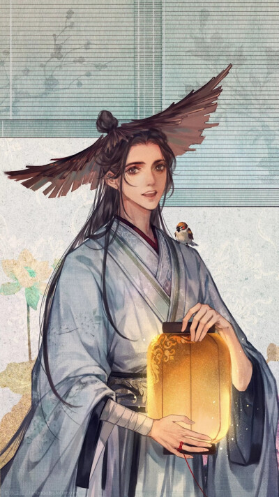 #天官赐福# 花城 谢怜
画师：秋生笙