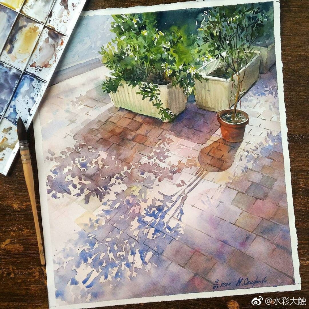 水彩风景画 收集