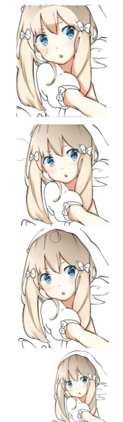 绘画 漫画 素材 上色过程 教程