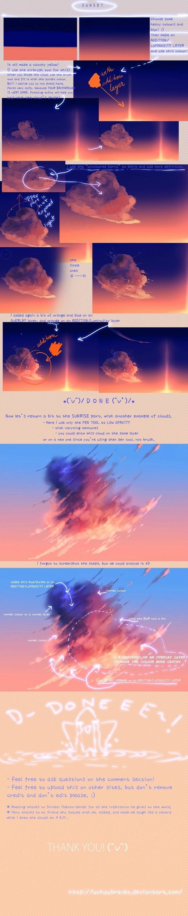 绘画 漫画 素材 上色过程 教程