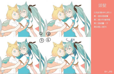 绘画 漫画 素材 上色过程 教程