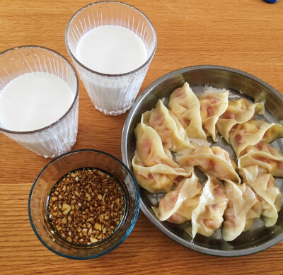 美食 蒸饺