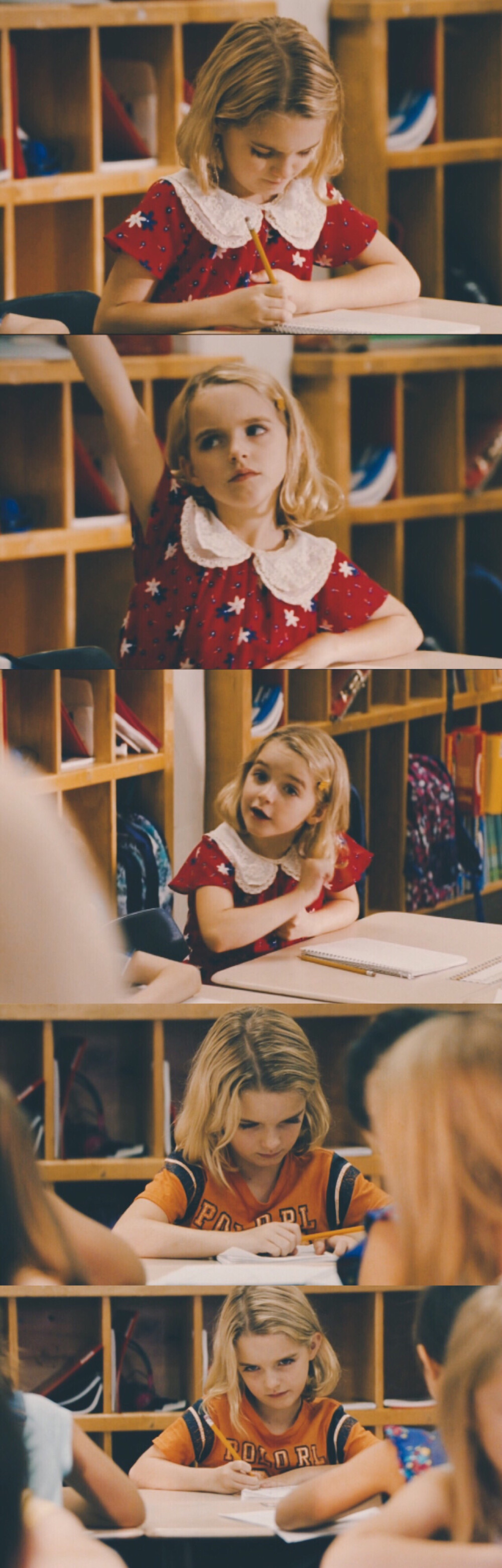 麦肯娜·格瑞丝（Mckenna Grace）。
出自《天才少女》。
自制。