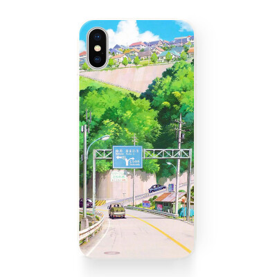 日本原宿风动漫插画 苹果XR iphone 8 XS Max i6 i7 plus 手机壳