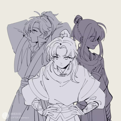 师尊，师昧，萌萌，狗子