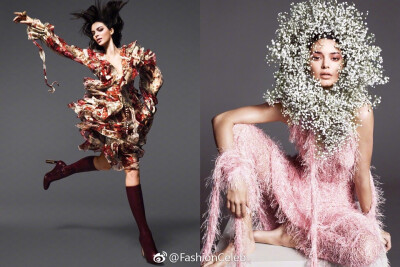 #KendallJenner# For Vogue US April.肯豆也一直在进步～ ​​​