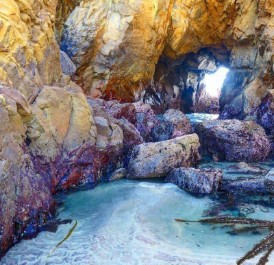 想去加州的紫色沙滩Pfeiffer Beach