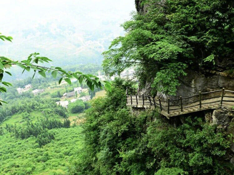 恩施大峡谷最近有粉丝问我 有没有国内旅行推荐 想要仙境一般的于是我想到了恩施 就像是桃花坞那般意境神秘