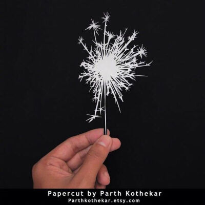 艺术家 ParthKothekar 的刻纸艺术