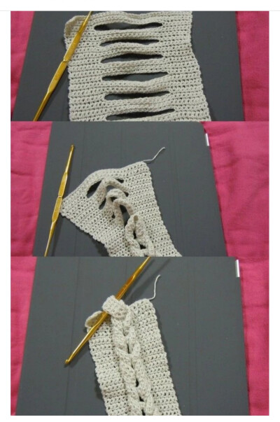 crochet technique 钩针技术