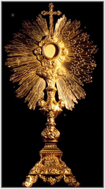 Monstrance, Ostensoir en vermeil