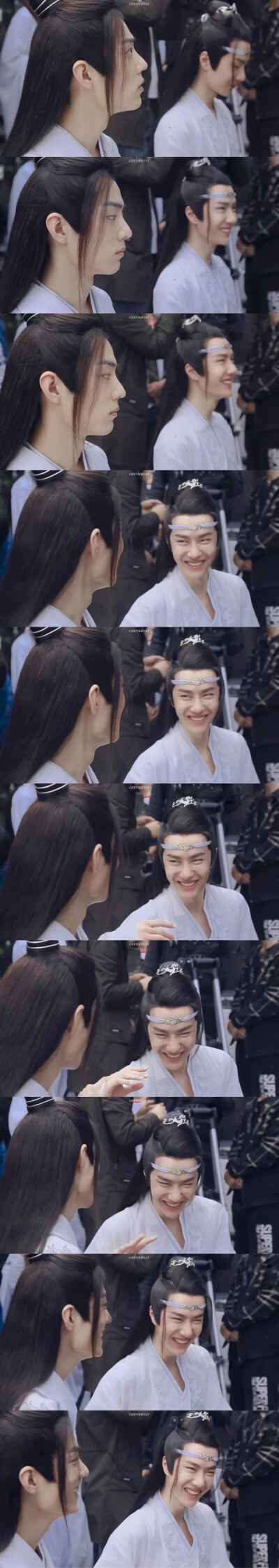 王一博 肖战 陈情令 忘羡 图片来微博@陈诗言 侵删!