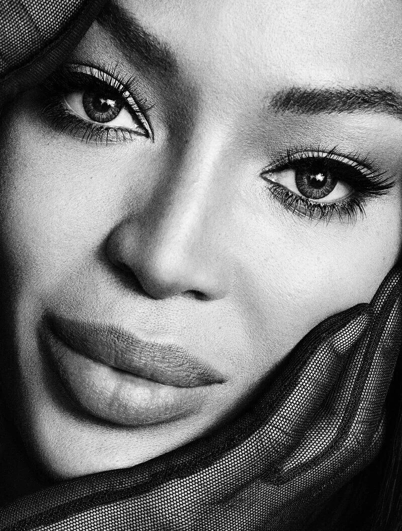 Naomi Campbell Stuns In Sleek Looks for Vogue Japan