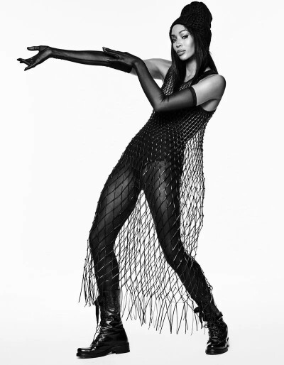 Naomi Campbell Stuns In Sleek Looks for Vogue Japan