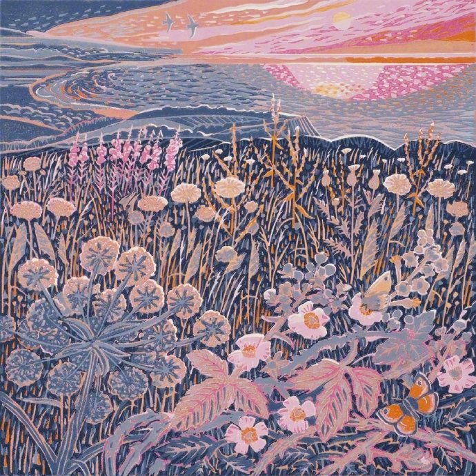 来自英国艺术家 Annie Soudain 的面料拼贴画