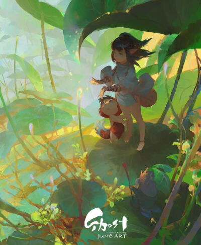 来自于国内的插画师“wenjun lin”的作品