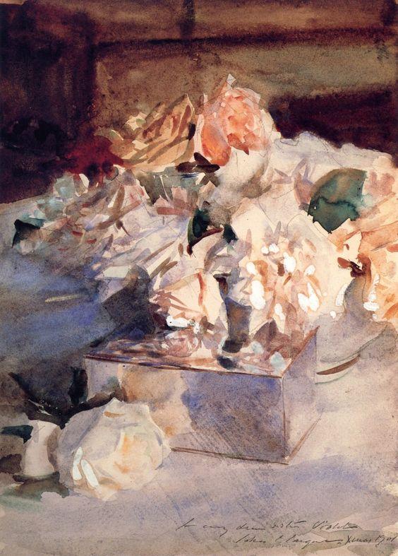 约翰·辛格·萨金特JohnSingerSargent(1856—1925)美国画家。生于意大利佛罗伦萨。1874年在卡罗律斯—迪朗的巴黎画室学画，受印象派影响。1879年去西班牙研究委拉斯开兹的作品。1884年沙龙展览杰作《某夫人》引起流言，迁居伦敦。1876年到美国并加入美国籍。但长期逗留英、法、德、意等国，从事创作。多为上层人士作肖像画，其作品声誉渐高，有《石竹、百合、蔷薇》等。为西奥多·罗斯福、约翰·洛克菲勒画过像。1910年后热衷于水彩风景。1890～1910年为波士顿公共图书馆和波士顿美术馆作壁画。
