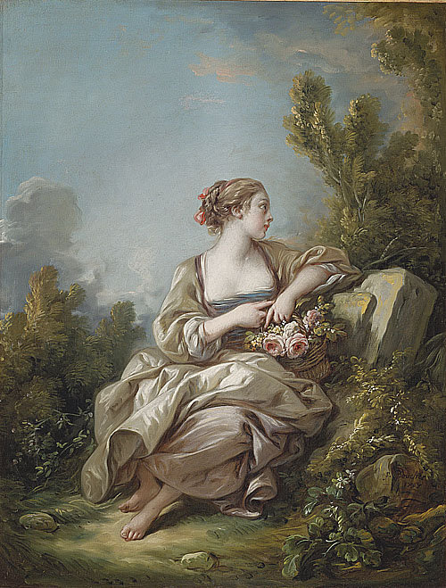 Venus on the Waves (details), 1769, by François Boucher
“维纳斯”。[法]弗朗索瓦·布歇 ​
弗朗索瓦·布歇（Francois Boucher，1703—1770），法国画家、版画家和设计师，是一位将洛可可风格发挥到极致的画家。曾任法国美术院院长、皇家首席画师。出版过《千姿百态》画册。
