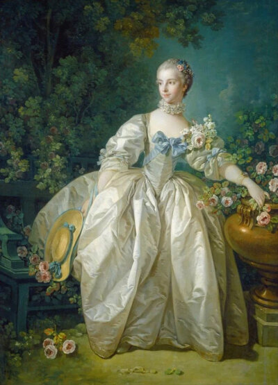 弗朗索瓦·布歇（Francois Boucher，1703—1770），法国画家、版画家和设计师，是一位将洛可可风格发挥到极致的画家。曾任法国美术院院长、皇家首席画师。出版过《千姿百态》画册。