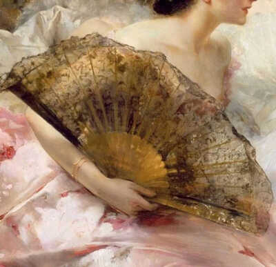 19世纪德国画家Conrad Kiesel，擅长绘画细腻的年轻漂亮的女孩和妇女，因此在圈内获得了巨大成功。他的肖像画作品在柏林艺术学院展览中多次多次金奖，并在1900年巴黎世博会，1909年和1911年罗马世博会上多次展出。