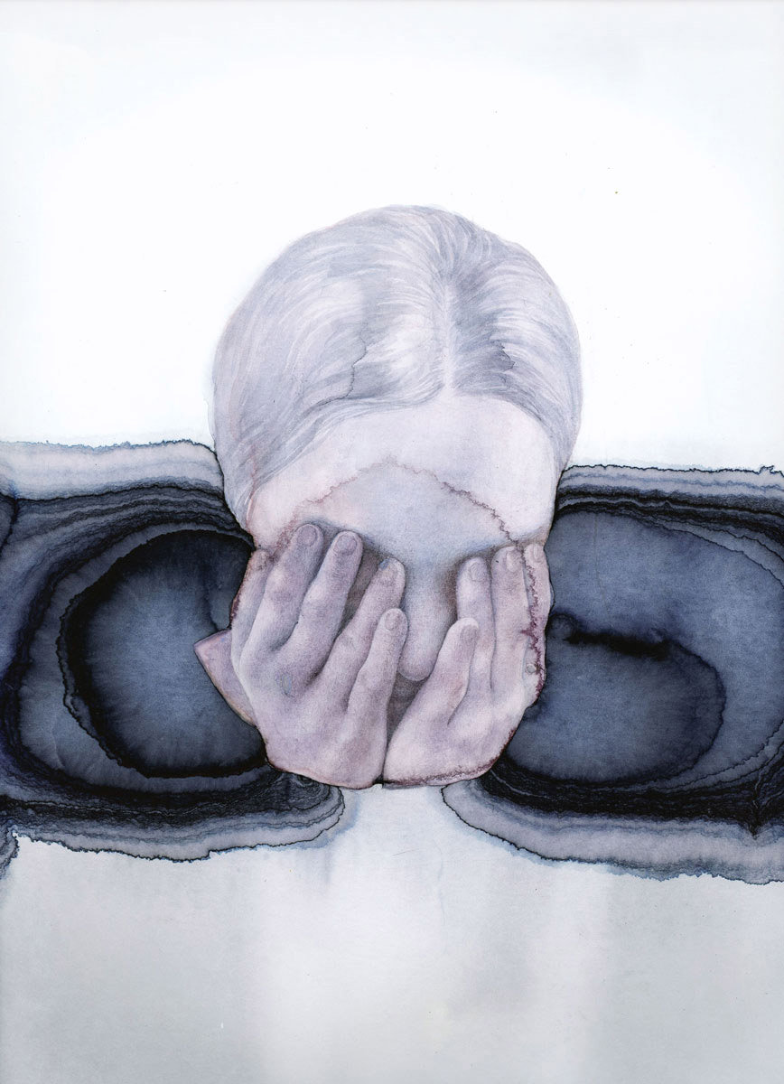 乌克兰基辅的画家Anna Alpatieva
沉默的脸庞带来安静动人的力量。 ​​​