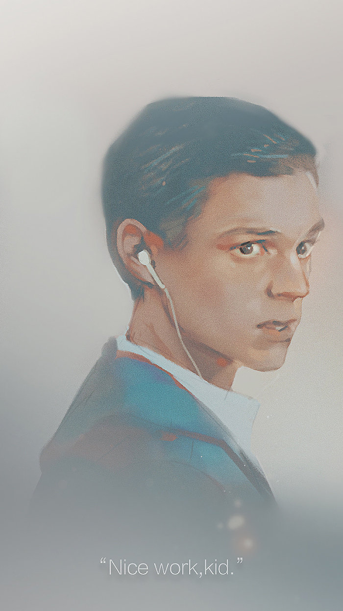 荷兰弟的插画手机壁纸，画师：眠狼 ​