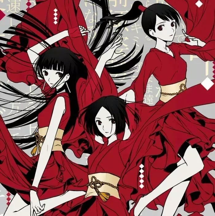 二次元动漫红色