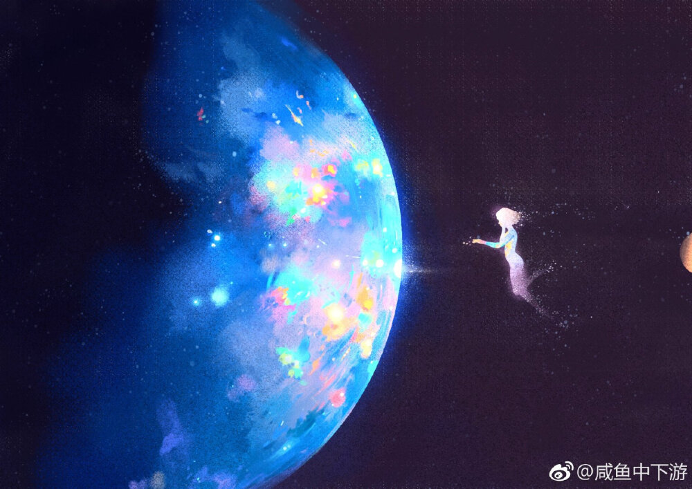 图源微博:咸鱼中下游
侵权立删
神仙画师，我吹爆
星球 宇宙 星空 意境