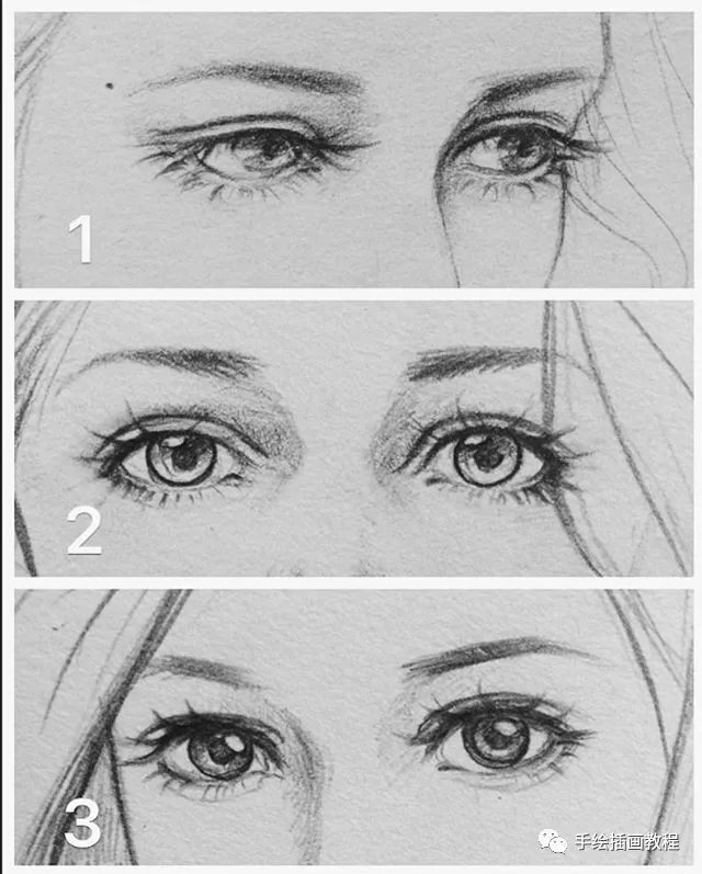 INS大神教你画各种眼睛~ INS：hutachan96
