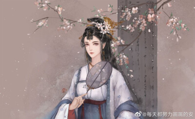 作者’每天都努力画画的安