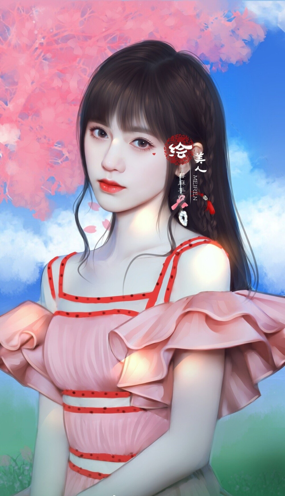 鞠婧祎手绘 - 堆糖,美图壁纸兴趣社区