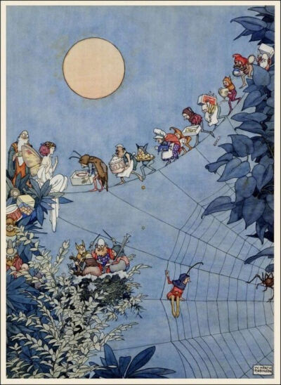 插画师 William Heath Robinson (1872-1944)