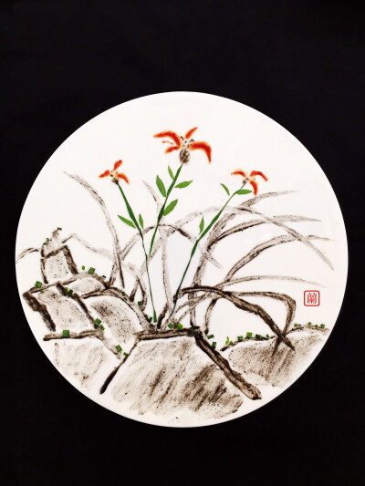 2019-7-20
今日早餐
四大君子之“菊”
主食：大碗宽面
凑齐餐盘画
“梅兰竹菊”