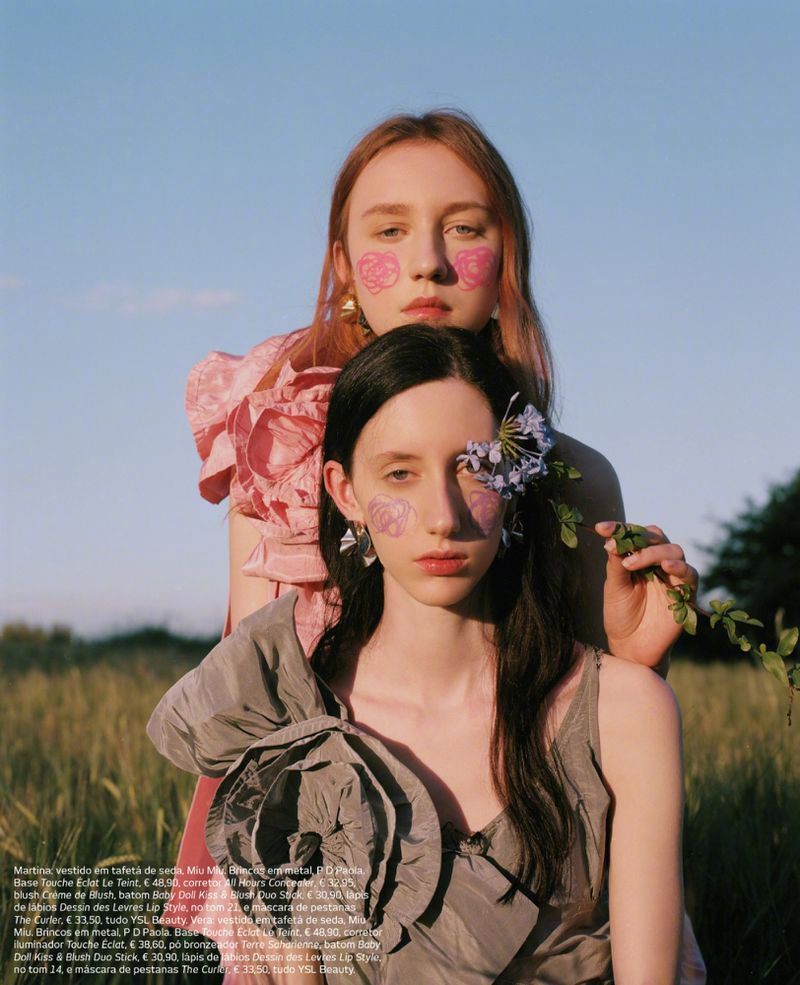 杂志大片vogueportugaljuly2019花样少女