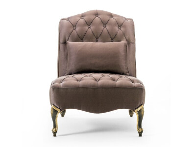 Tufted upholstered fabric armchair MG 3221 - OAK Industria Arredamenti