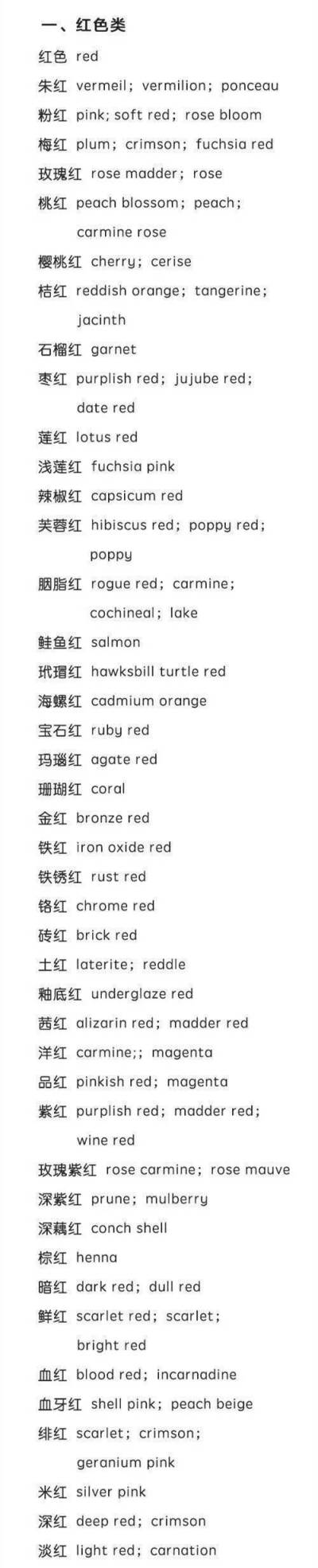 学了十几年英语，说到颜色只知道black、white、red、yellow、blue？ 收好单词卡