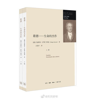 【新书】《歌德——生命的杰作》近代史中没有哪个作家，其生平资料如此丰富，本人又被如此多的观点、假设及解释所遮盖。几乎没人像他那样如此敏感，以沉思的方式记录现代的启动，其生命的张力波及铁路时代的冷静和加…