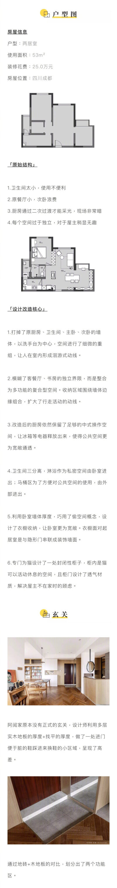 成都53平一人住，拆墙扩容，打造前半生追求的理想家