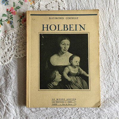 二手 舶来品 法文书 汉斯·荷尔拜因 Holbein 画册 手账素材 不退换