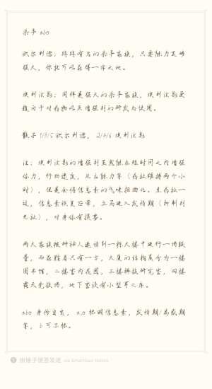 群戏梗，杀手abo（自设有漏洞欢迎指出）注：欧尔利德没有抑制剂，埃利法斯有
