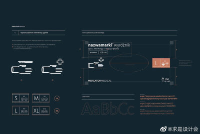 Mercator Medical医用手套包装设计。#求是爱设计#