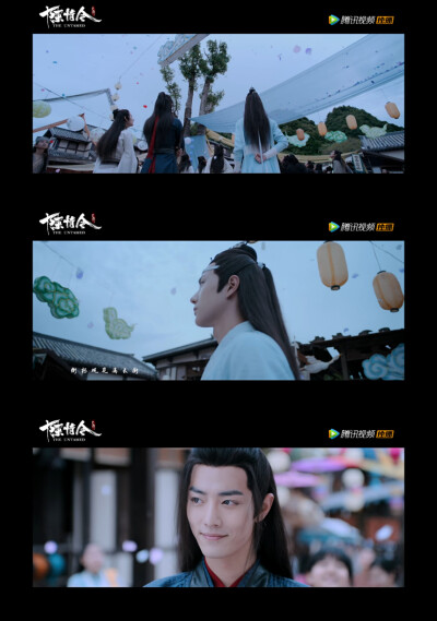 陈情令
魏无羡的人物曲mv里，有师姐江澄有莲花坞，有夷陵有不夜天，最后他找到了自己的光，蓝忘机。
而蓝忘机的人物曲mv，满满当当，从始至终唯魏无羡一人而已。