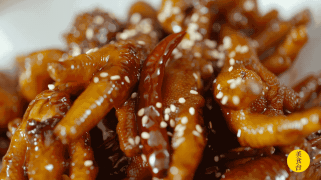 鸡爪 美食gif