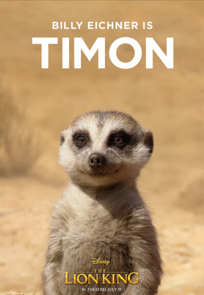 狮子王角色海报