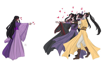 魔道祖师
江厌离❤️金子轩
❤️江澄
❤️夷陵老祖魏无羡