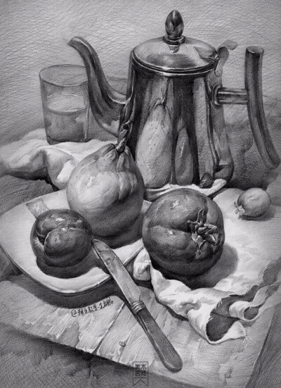 静物素描
