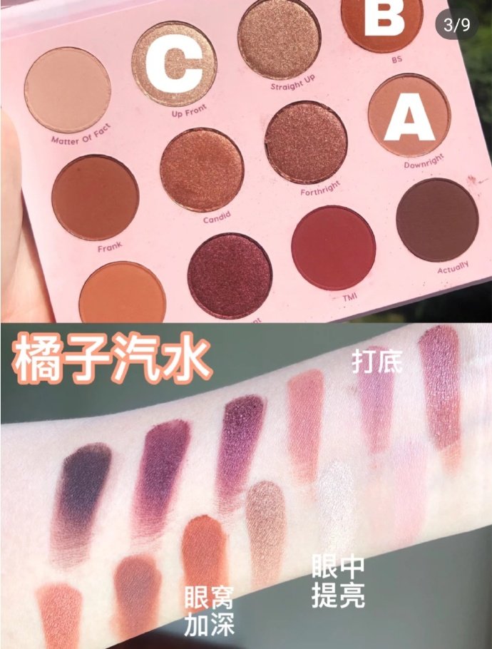 colourpop八种眼妆画法
新手手残党必备